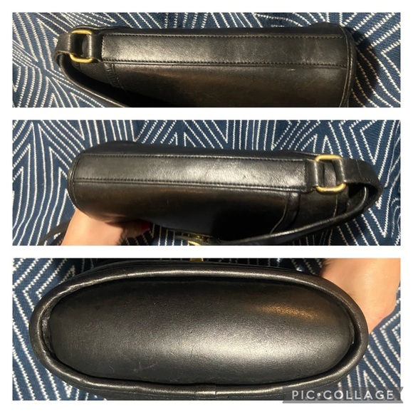Vintage Coach Bucket Camera Black Bag - Picture 4 of 4
